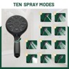 Cobbe Single Handle Wall Mount Bathroom Shower Set with 10 Settings Handheld Shower and Tub Spout Matte Black with Valve and 59-Inch Hose - 3 of 4