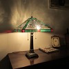 Chloe Lighting INNES Tiffany-style Blackish Bronze 2 Light Table Lamp 16Inch Shade - 4 of 4