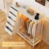 47.2'' W 5 - Drawer Dresser for Bedroom with Hanging Rack - 4 of 4