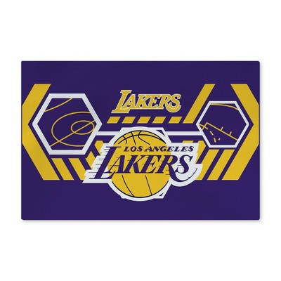NBA Los Angeles Lakers Agile Washable Rug 20 x 32 Inches