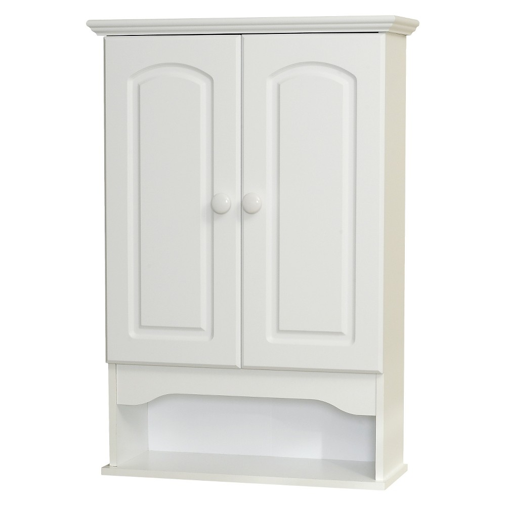 UPC 043197951502 product image for Classic Hartford White Wall Cabinet White Wood - Zenna Home | upcitemdb.com