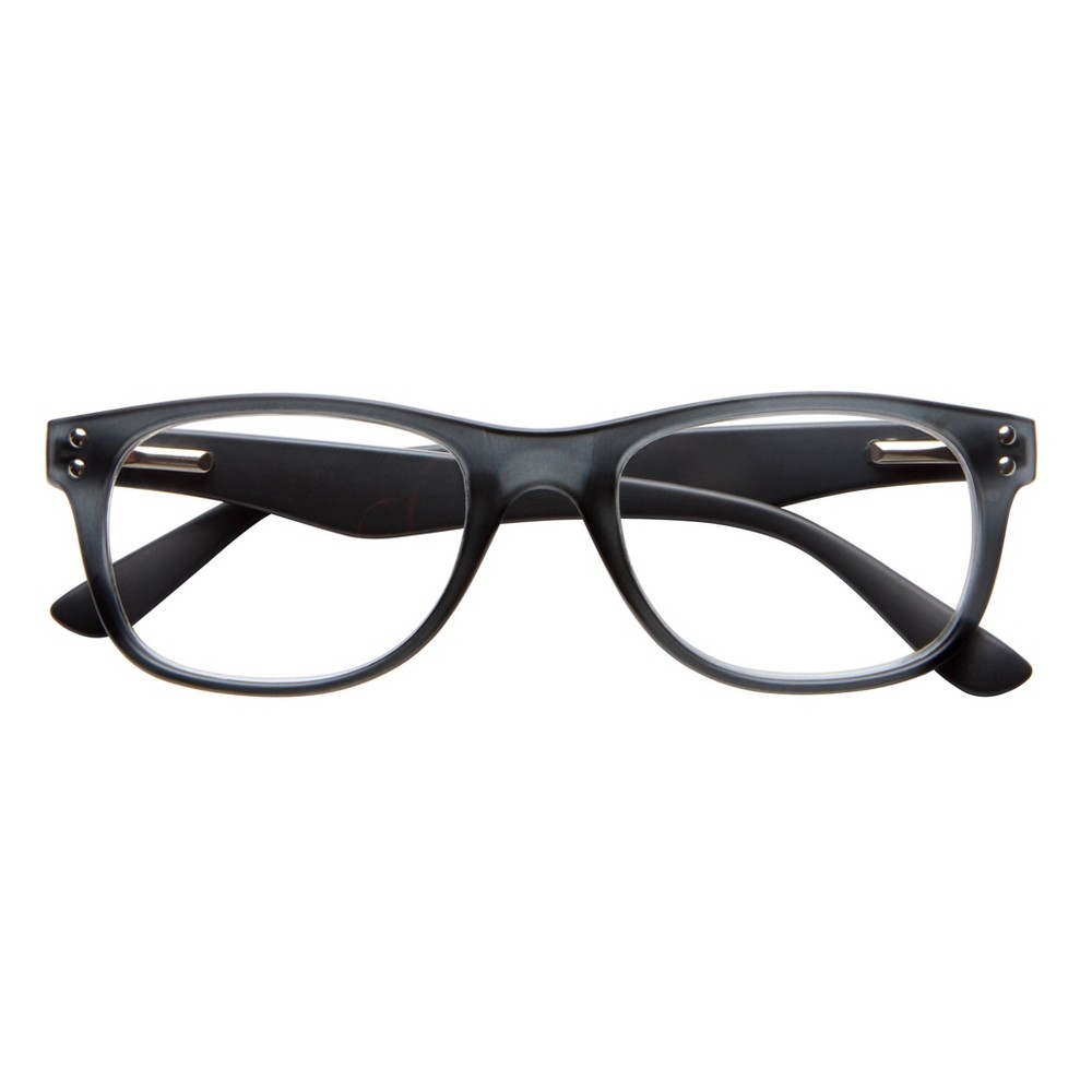 Photos - Glasses & Contact Lenses ICU Eyewear Cotati Reading Glasses - Retro Gray +2.00