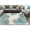 Liora Manne Carmel  Indoor/Outdoor Rug  Aqua.. - 4 of 4