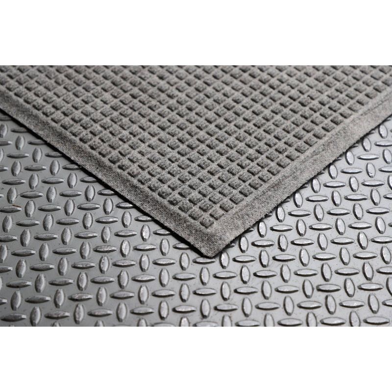 WaterHog 2&#39;x3&#39; Medium Solid Doormat Gray, 6 of 11