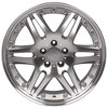 OE Wheels MB09 18 Inch Rim Fits Brabus Style 5x112 18x8.5 Gloss Silver Machined (1) - 2 of 4