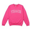 Simply Sage Market Embroidered Teach Sweatshirt - 2 of 4
