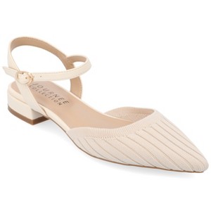 Journee Collection Womens Ansley Mary Jane Pointed Toe Flats - 1 of 4