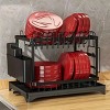 Racxily Dish Drying Rack for Kitchen Counter - Large Dish Rack with Drainboard - 2 of 4