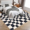 8x10 Area Rugs for Living Room Modern Checkered Rug Non Slip Throw Rugs Large Rugs - 3 of 4