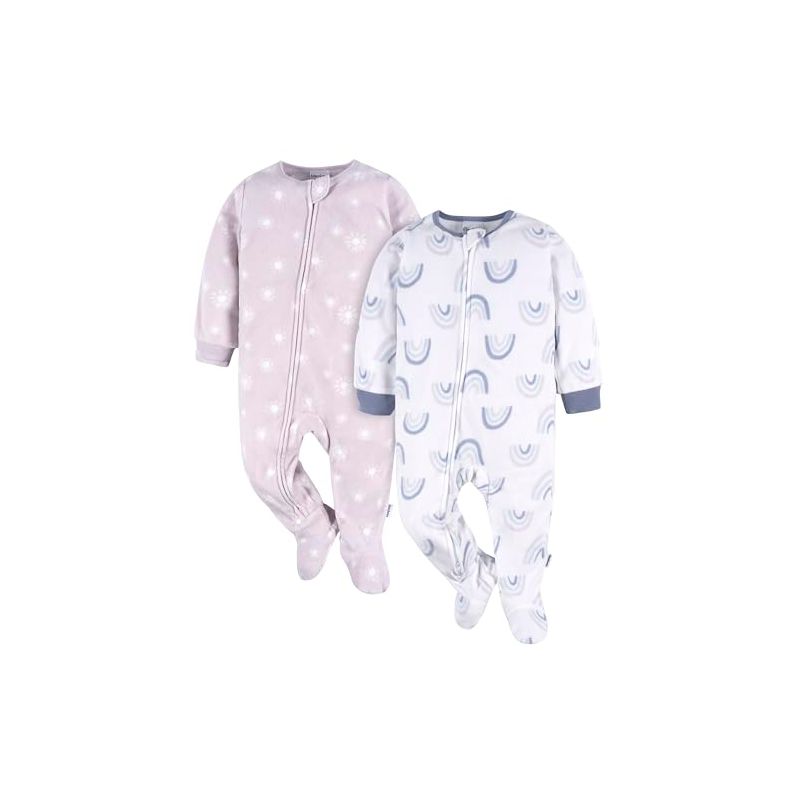 Gerber Baby & Toddler Girls' Blanket Sleeper, 2-Pack, 1 of 6