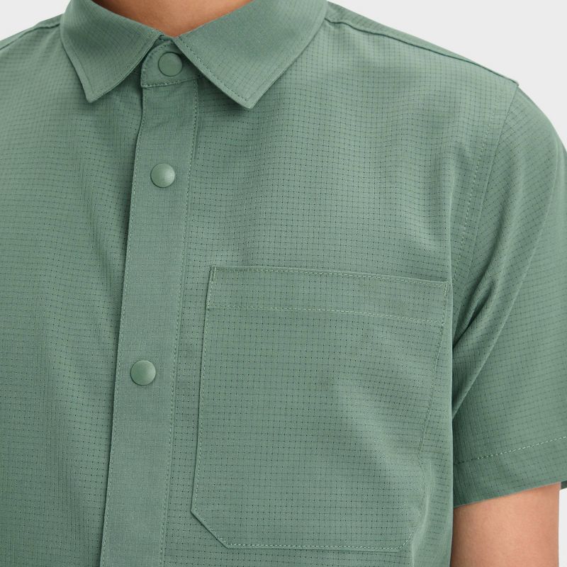 Boys&#39; Textured Woven Shirt - All In Motion™, 3 of 4