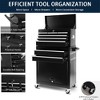 8-Drawer Rolling Tool Chest, Detachable Tool Cabinet with Locking Wheels & Drawer Liners, Industrial Tool Storage Cart for Garage/Workshop, Black - 3 of 4