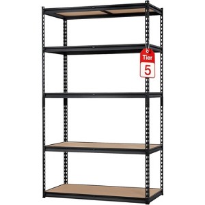 Garage Storage Shelves 5 Tiers, Heavy Duty Storage Shelving Racks with 2500 LBS Capacity, 48 " L x 18 in W x 72 in H Metal Adjustable Shelving Unit - 1 of 4