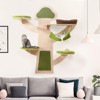 Tangkula Wall-Mounted Cat Tower w/ Bed Hammock Sisal Scratching Post & Mats Cushions - 4 of 4