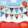 Treasures Gifted Daniel Tiger Pennant Banners - Pre-strung Triangle Pennant Banners - Daniel Tiger Birthday Party Decorations - 3 of 4