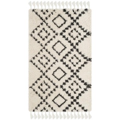 Moroccan Fringe Shag MFG245 Power Loomed Area Rug  - Safavieh
