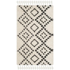 Moroccan Fringe Shag MFG245 Power Loomed Area Rug  - Safavieh - 1 of 4