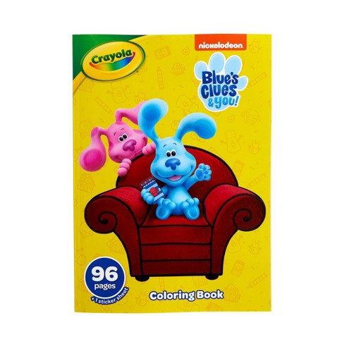 Download Crayola 96pg Blue S Clues You Coloring Book With Sticker Sheet Target