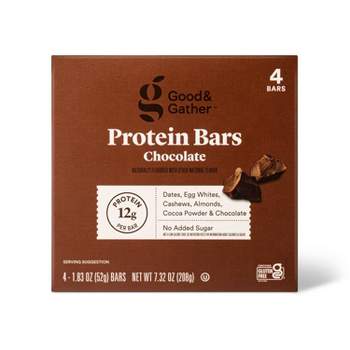 Protein Bars Chocolate - 7.33oz/4ct - Good & Gather™