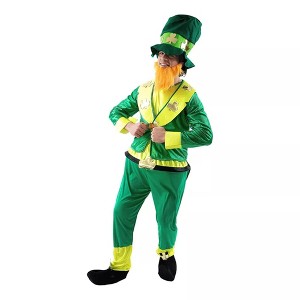 St Patrick's Leprechaun Adult Costume | One Size - 1 of 4