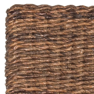 Avita Brown Wicker and Pine Dining Chair Set