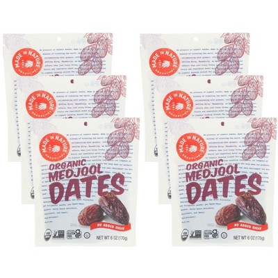 Made In Nature Organic Medjool Dates - Case of 6/6 oz