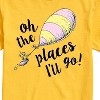 Men's - Dr. Seuss - Oh The Places I'll Go Balloon Short Sleeve Graphic T-Shirt - 2 of 4