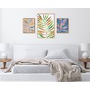 Kate & Laurel All Things Decor (Set of 3) Sylvie EV Palma No. 2 Rainbow Palms Blush and Banana Leaves Framed Canvas WallArts by Various Artists - 2 of 4