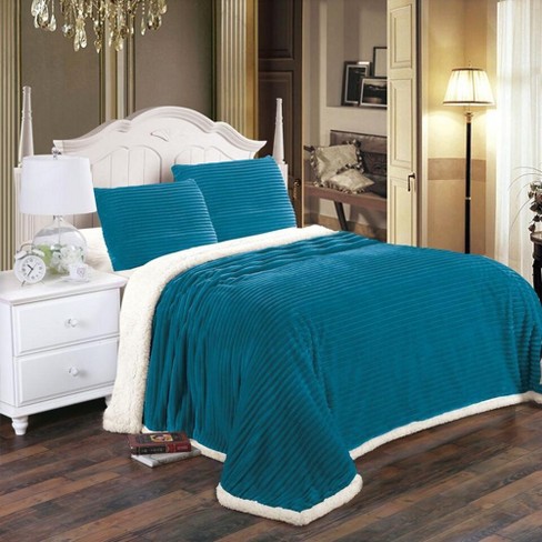 Teal blanket best sale king size