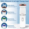 Multifunctional Facial Device 6-in-1 - Ultrasonic Skin Scrubber RF EMS LED Light Therapy Wand - Face Tightening Tool for Women - White - 4 of 4