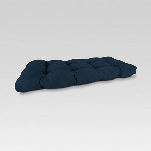 Outdoor Wicker Settee Seat/Chair Cushion Set - Jordan Manufacturing - 1 of 3