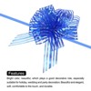 Unique Bargains Large Gift Wrapping Bows Chiffon Pull Bow Ribbon 15 Pcs - 4 of 4