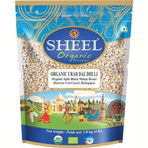 Organic Urad Dal Dhuli - 64 oz (4Lb) 1.8 kg - Sheel Brand - USDA Certified Organic Product - 1 of 1