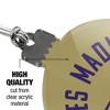James Madison University Dukes Acrylic Christmas Tree Holiday Ornament - 4 of 4
