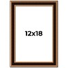 PosterPalooza | Weathered Gold Picture Frame - UV Acrylic, Foam Board Backing, Hanging Hardware - 2 of 4