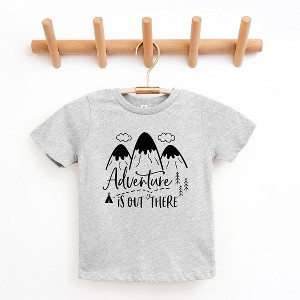 The Juniper Shop Adventure Is Out There Mountain Trail Toddler Short Sleeve Tee - 1 of 2