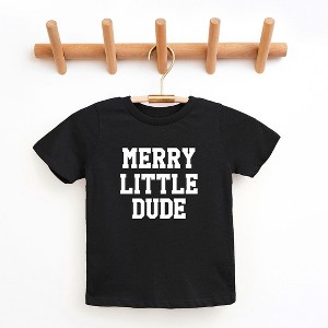 The Juniper Shop Merry Little Dude Toddler Short Sleeve Tee - 1 of 3