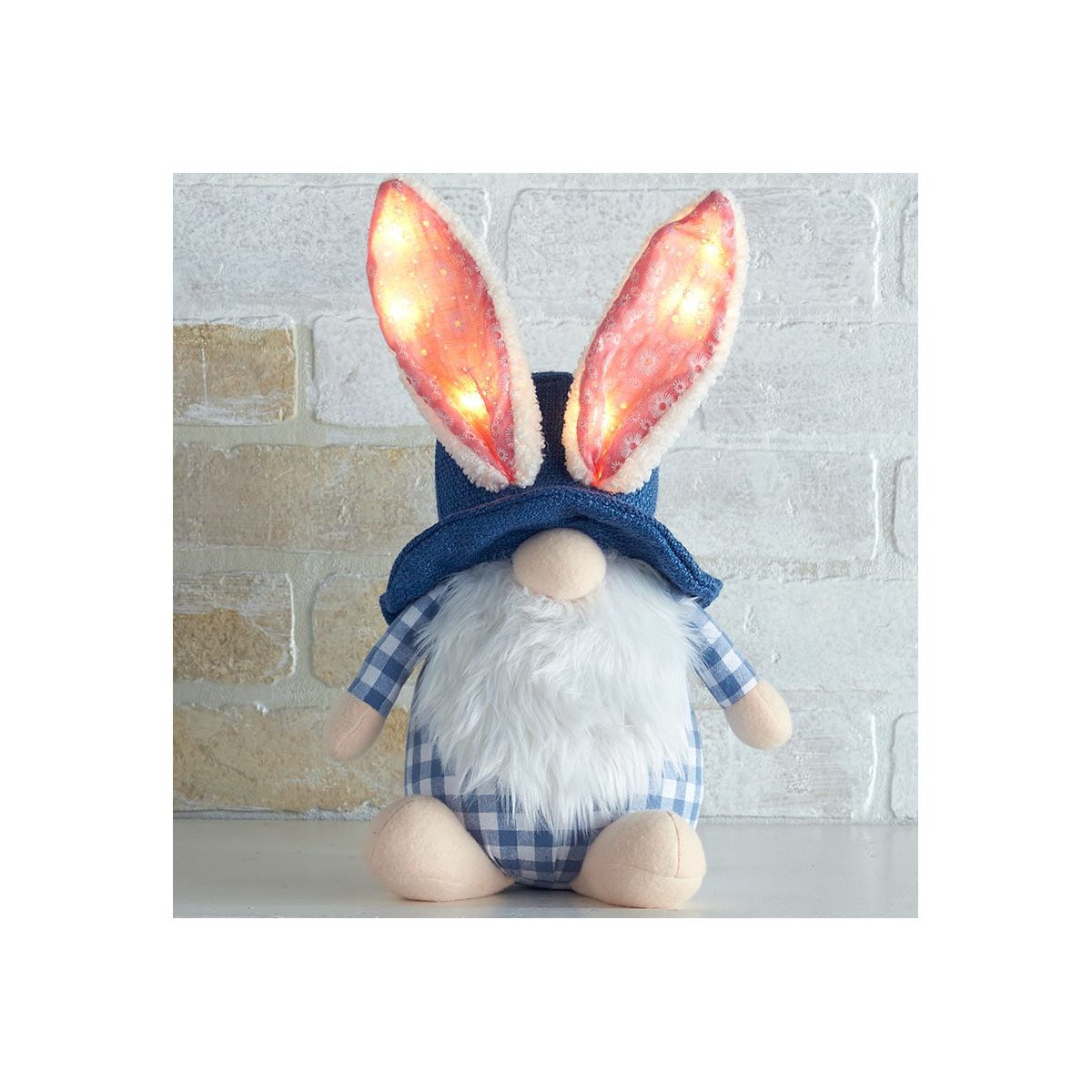 The Lakeside Collection Blue and White Plaid Easter Collection - - thumbnail 7