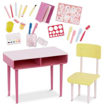 Our Generation Imagination Station Home Desk Dollhouse Accessory Set for 18'' Dolls