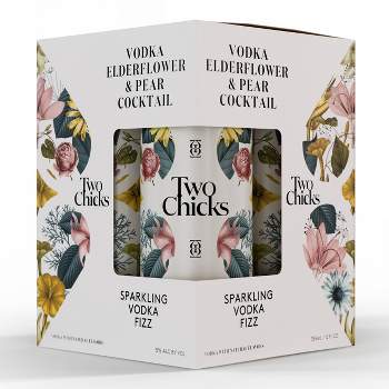 Two Chicks Sparkling Elderflower and Pear Cocktail - 4pk/355ml Cans