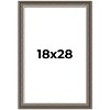 PosterPalooza | Weathered Black Picture Frame - UV Acrylic, Foam Board Backing, Hanging Hardware - 2 of 4