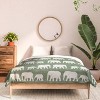Deny Designs Kids' Little Arrow Design Co Elephants Marching Comforter Bedding Set - 3 of 3