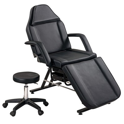 GlasFlength Seating Sets, Massage Tattoo Chair Set, Black, 72.8"*24.4"*27.6"