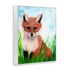 Stupell Industries Baby Fox in Grass Framed Giclee Art - 2 of 4