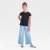 Girls' Short Sleeve Solid T-Shirt - Cat & Jack™ - 3 of 3