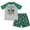 Harry Potter Boys' Hogwarts All Houses Sleep Pajama Set Shorts Multicolored - 2 of 4