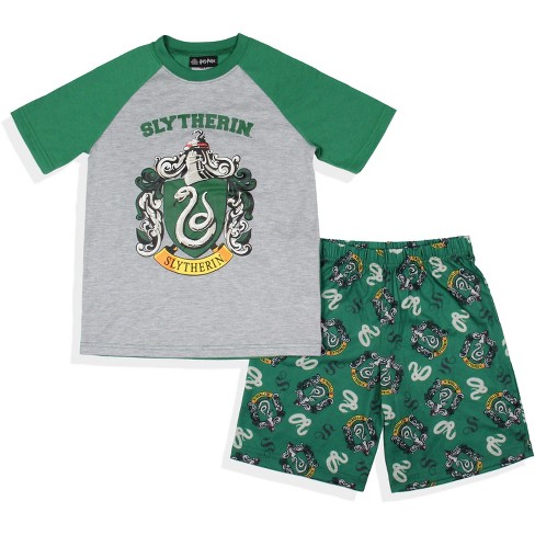 Harry Potter Boys' Hogwarts All Houses Sleep Pajama Set Shorts Multicolored - image 1 of 4