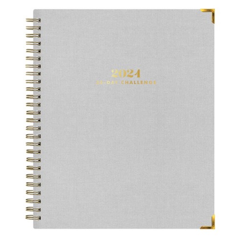 Day Designer The Everygirl 2024 Weekly & Monthly 30 Day Challenge 7 x 9 Light Gray Planner | Target