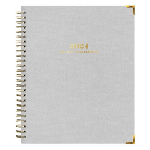 The Everygirl x Day Designer 2024 Planner Weekly/Monthly 7x9 30 Day  Challenge Bookcloth Light Gray