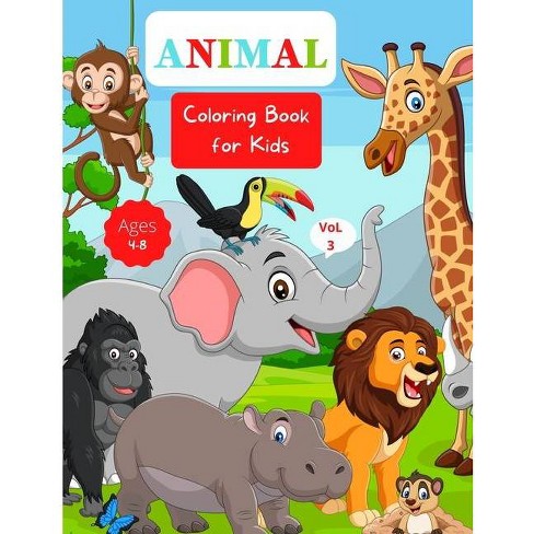 Download Animal Coloring Book By Camelia Jacobs Paperback Target